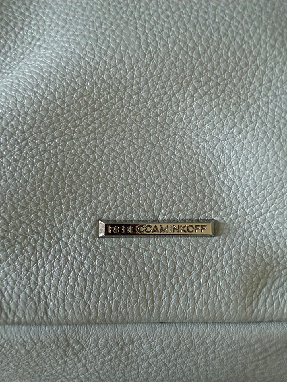 Rebecca Minkoff Ice Grey Pebbled Leather Medium Julian Backpack - NWT - Picture 5 of 6